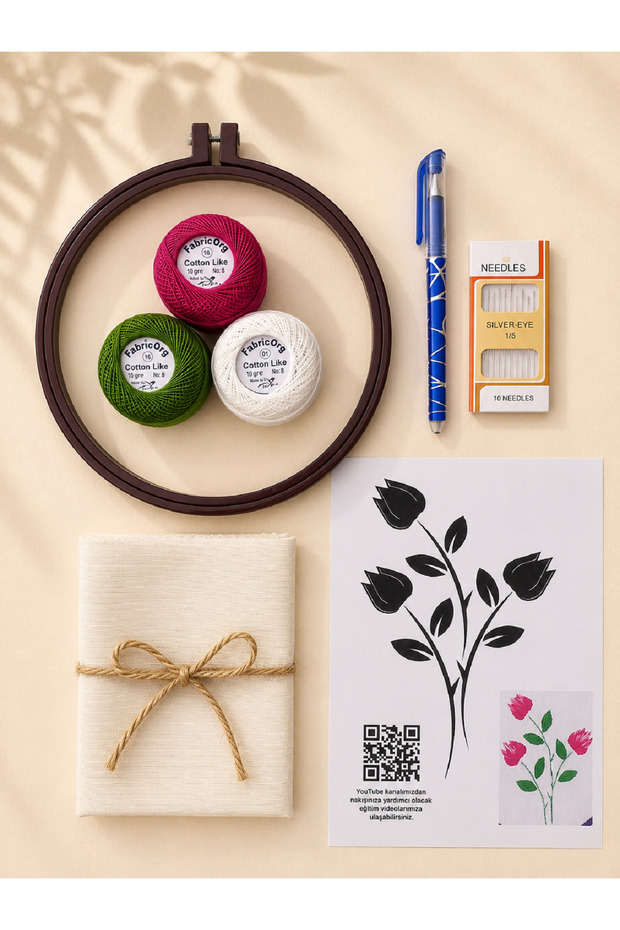 Modern Embroidery Starter Kit Tulip (Set-2)