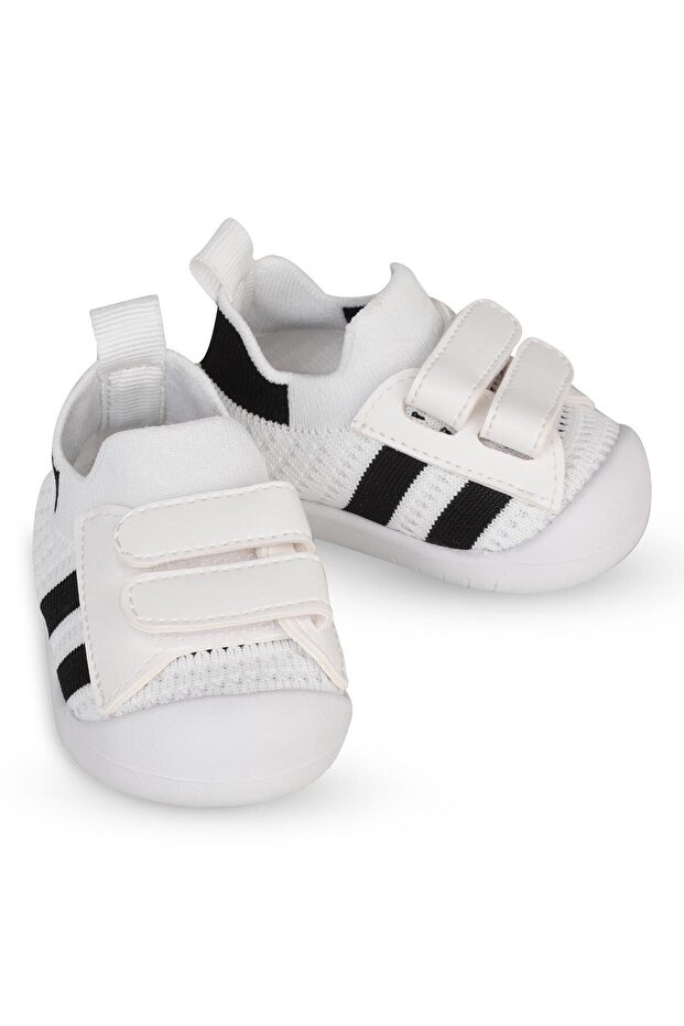 Striped 18- My First Creation - White