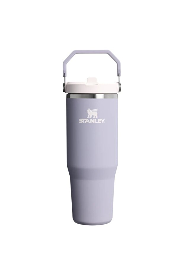 Buz Akışı ™ Flip Straw Tumbler 0.89L / 30oz Mor Toz