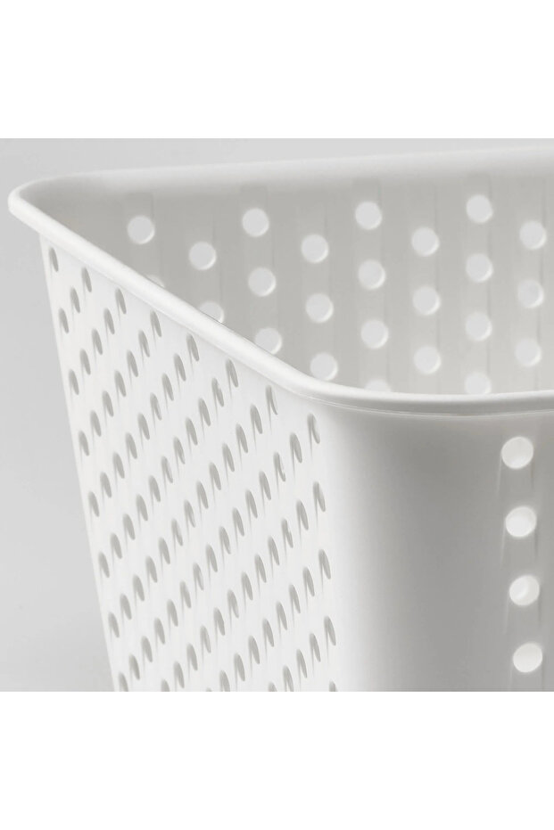 White Basket 15X20X10 cm (3 Pieces)