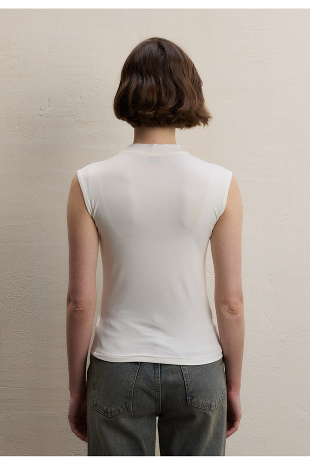 Zero Sleeve Bamboo Body Ecru - 4