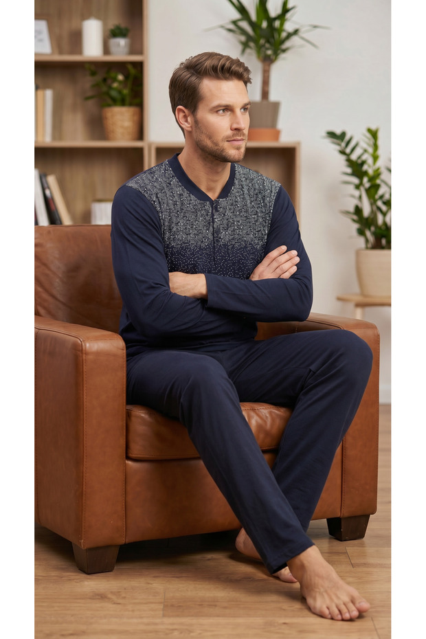 100% COTTON SUPERIOR MEN'S PAJAMA SET 1030