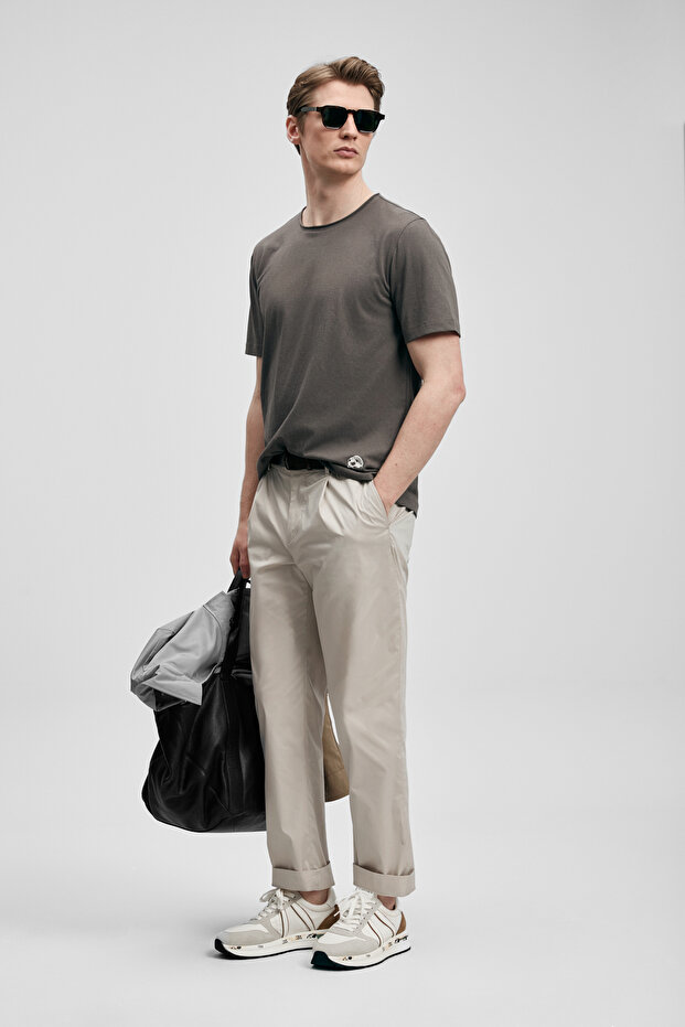 Junya Men's Basic T-Shirt Mink - 4