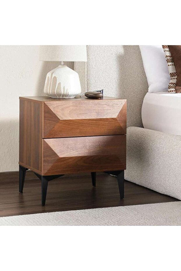 Elio Nightstand - Walnut