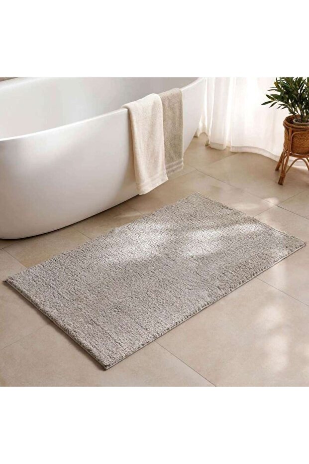 Trinity Shaggy Bathmat 50x80cm - Beige