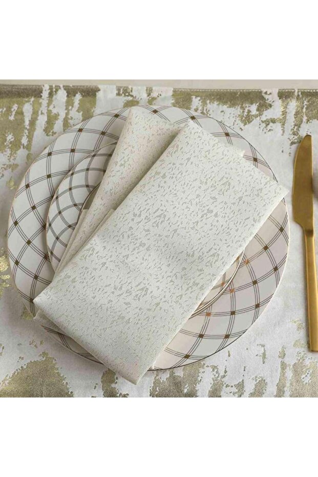 Glamour 4-piece Napkin Set 45x45cm-gold