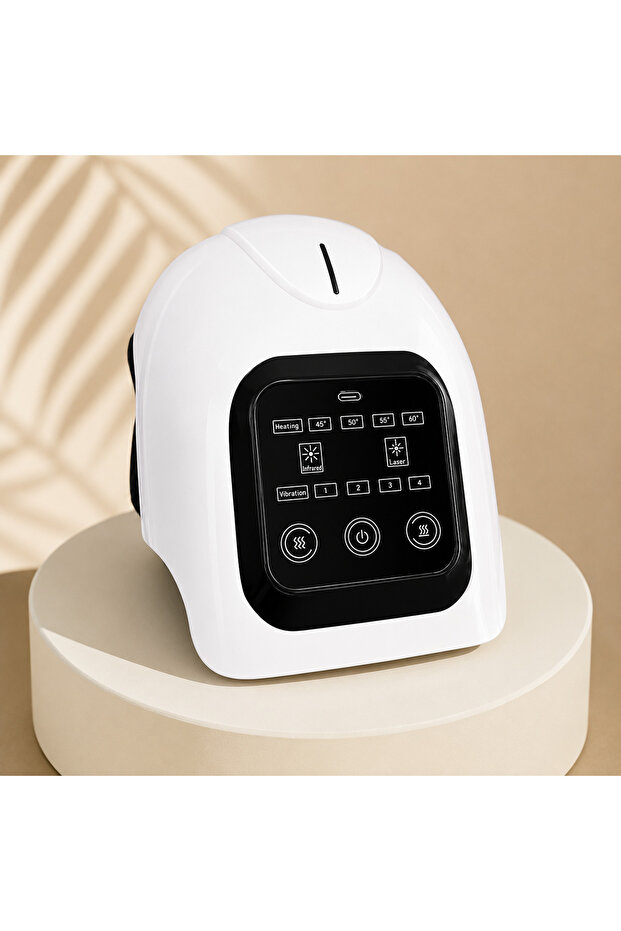 Wireless knee massager with heat and vibration