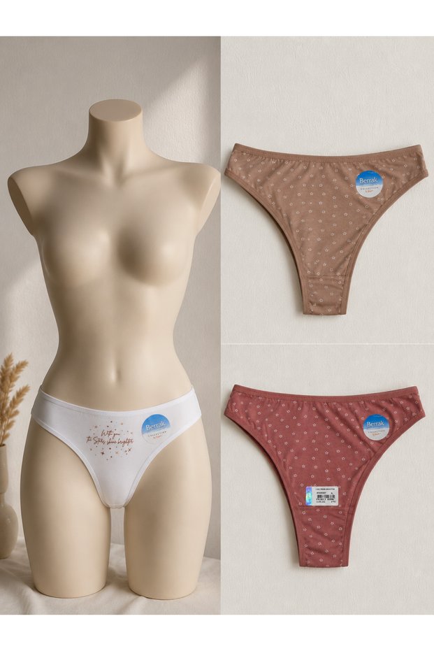 Women's Brazilian Cotton 3-Piece Set