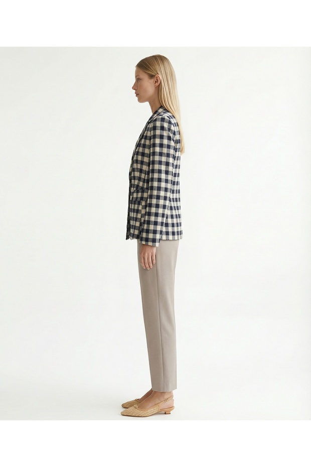 Regular Jacket Collar Long Sleeve Jacket - 3