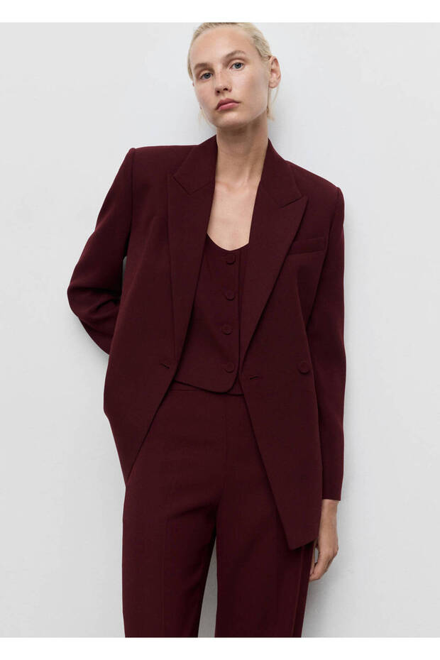 Double-breasted blazer jacket