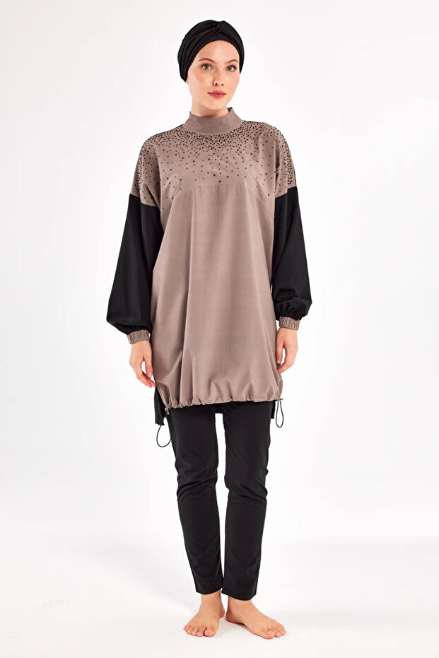 251208 Women's Long Sleeve Hijab Swimsuit