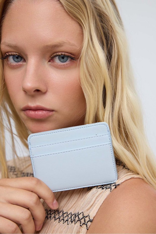 Misson Women's Card Holder Baby Blue