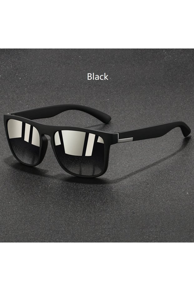 Black Fashion Vintage Square Sunglasses Men Women Fishing Driving Man Luxury Brand Designer Sun Glas