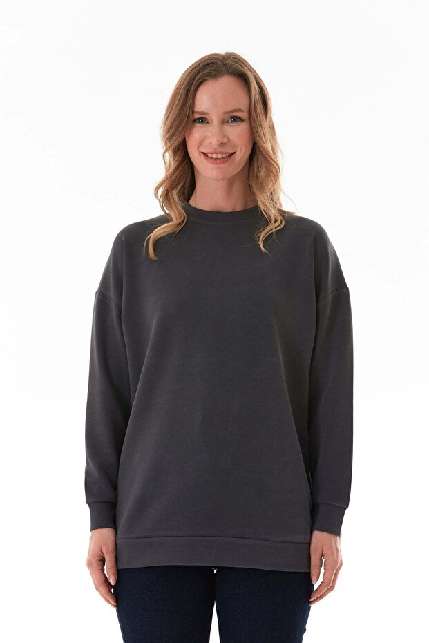 Basic Crew Neck Modal Tunic - 2