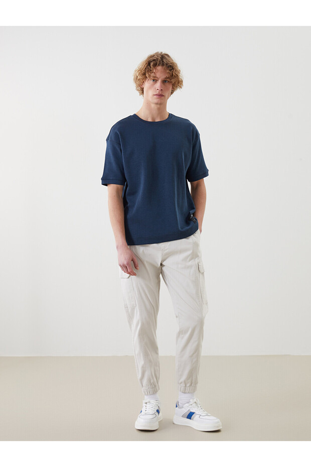 Xside Beige Standard Fit Gabardine Men's Jogger Pants
