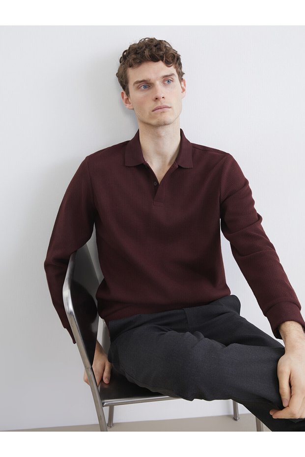 Vizyon New Season Polo Neck Men's Sweatshirt