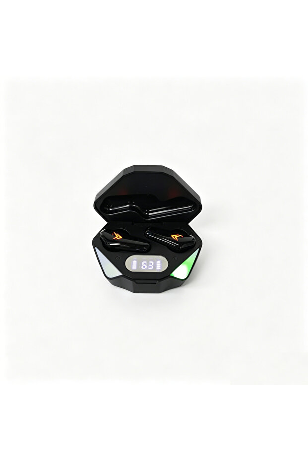 Black Wireless Earbuds Low Latency Earbuds Fone Headset TWS Earphones Bluetooth 5.4 For Gaming With