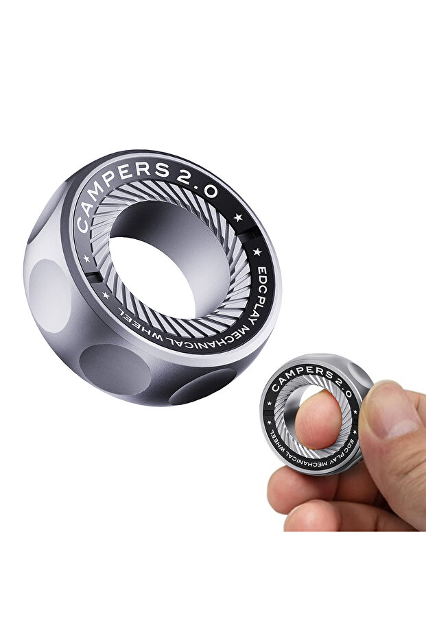 Slive A Discreet Fidget Ring for Anxiety - Magnetic Therapy Spinner to Calm Nerves | Perfect Gift fo