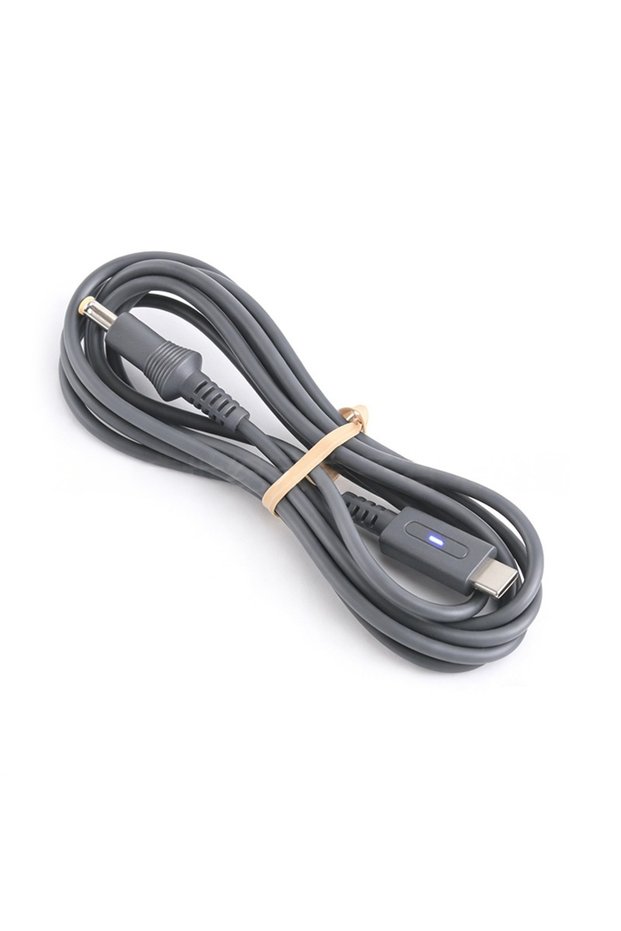 Silver 1.8m Type C 45W PD Charge Cable for PS One Sega Mega Drive 2 PS2 7W USB C Gaming Power Supply