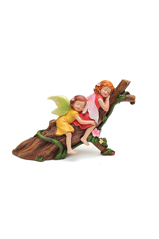 MULTI 1PC/Sleeping Position Flower Fairy - Garden Courtyard Succulent Pottery Decoration Resin Craft
