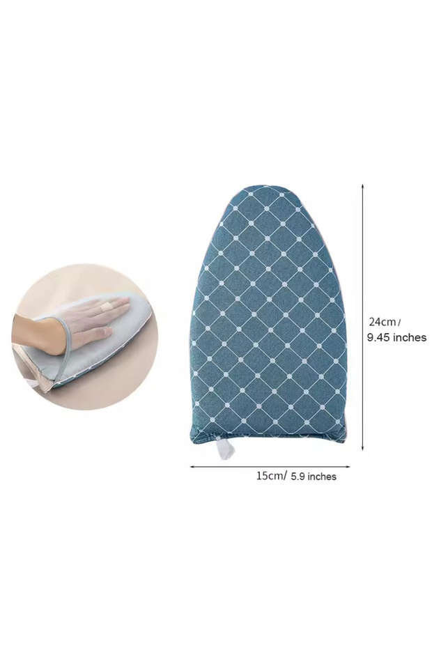 Blue Washable Ironing Board Mini Anti-scald Gloves Iron Pad Cover Heat-resistant Stain Resistant Iro