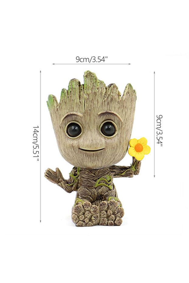 07 Modern Vases For Flowers Pot Groot Garden Pots Planters Anime Figurines Home Decoration Ac