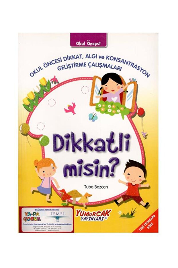 Dikkatli misin? Etkinlik Kitabı