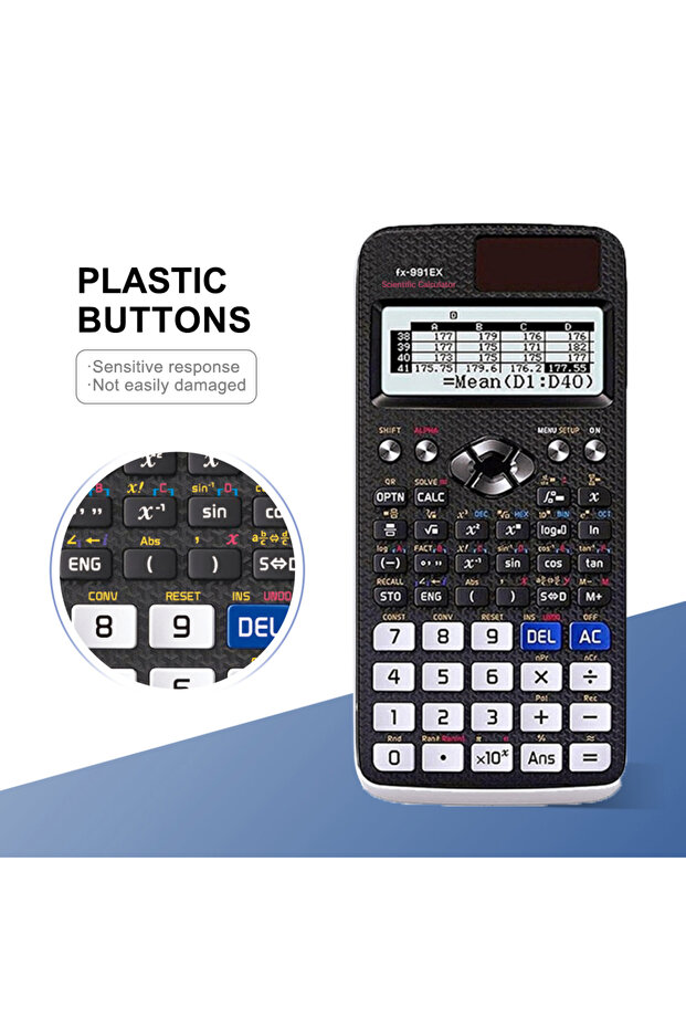 آلة حاسبة علمية متعددة الوظائف FX-991EX - 552 وظيفة مصممة خصيصًا لامتحانات الطلاب - 1