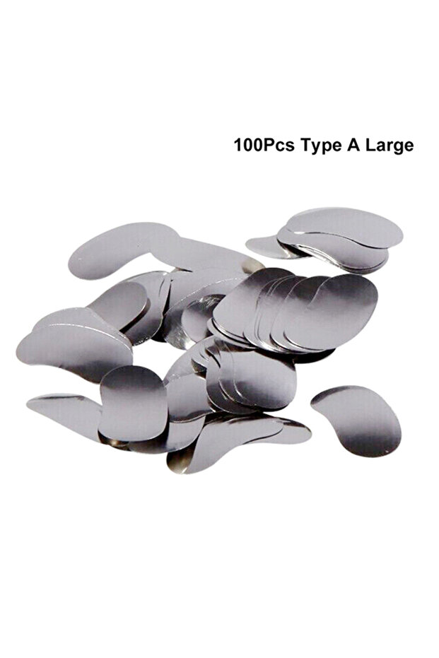 100pcs A-L 100pcs/bag Dental Matrices Sectional Contoured Metal Matrix Bands Matrix Rings Full Teeth