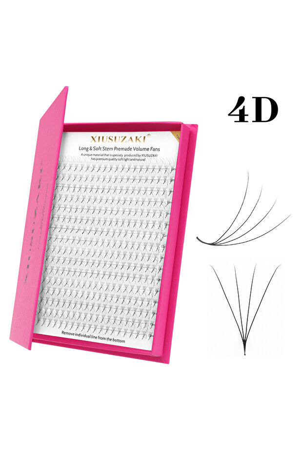 MIX 9-16mm 0.07mm D 4D XIUSUZAKI 16Lines Premade Volume Fans Eyelashes Extension 3D 4D 5D 6D 7D 8D 9