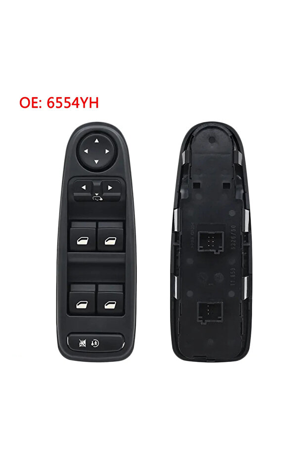 6554YH Electric Power Window Control Switch for Peugeot 207 307 For Citroen C3 Picasso 2000+ 6554KT