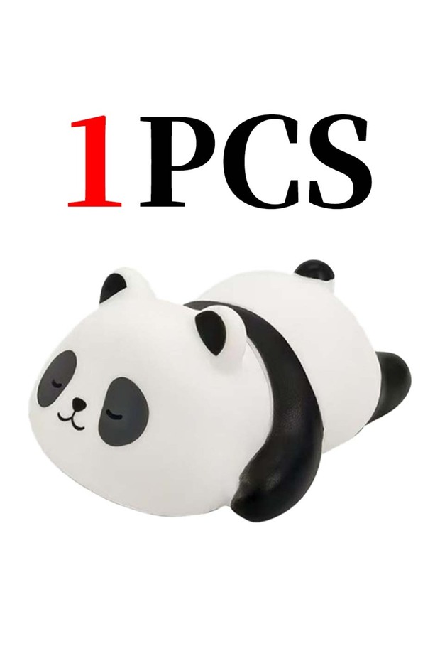 A 1Pcs New Panda LED Night Light Living Room Cute Panda Plastic Lamp Bedside Decor Creative Kids Nig