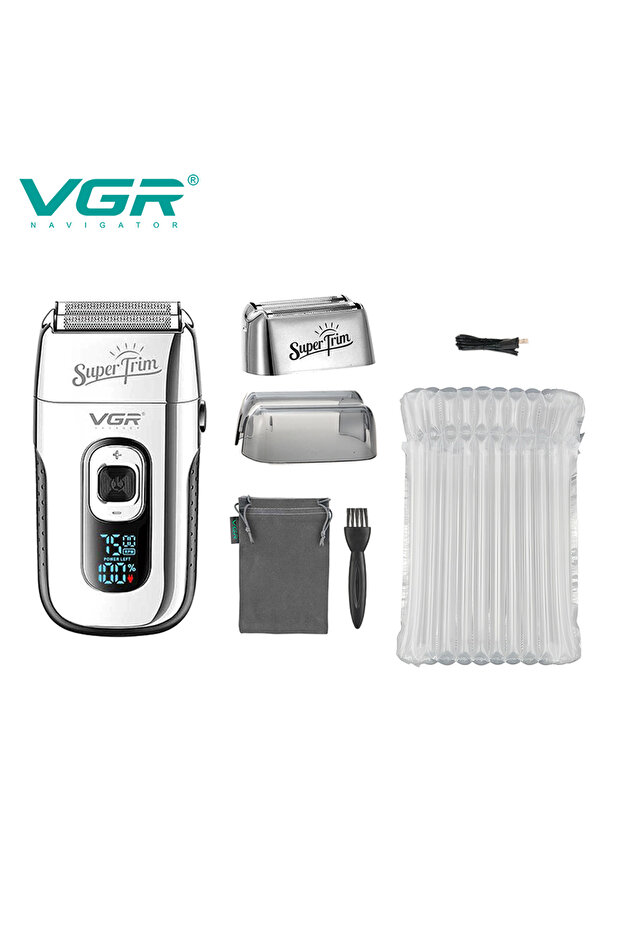 GRAY VGR 332 Electric Razor Electric Shaver Rechargeable Shaving Machine for Men Shaver Beard Razor