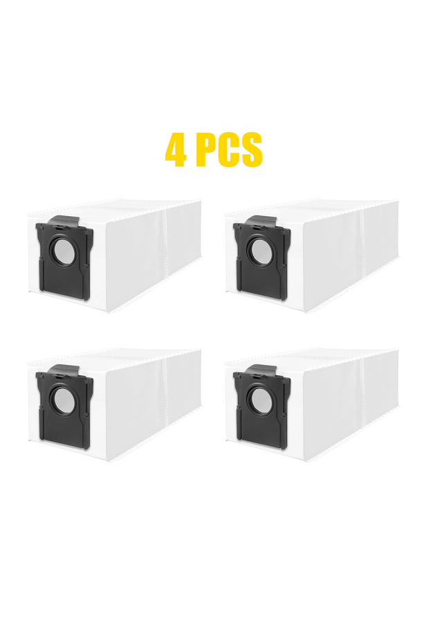 4 Pcs Bags Dust Bags for Dreame L50/X30/L20/L10s/L10/L10s Pro/L40/L40s Ultra, X50 Ultra Complete, fo