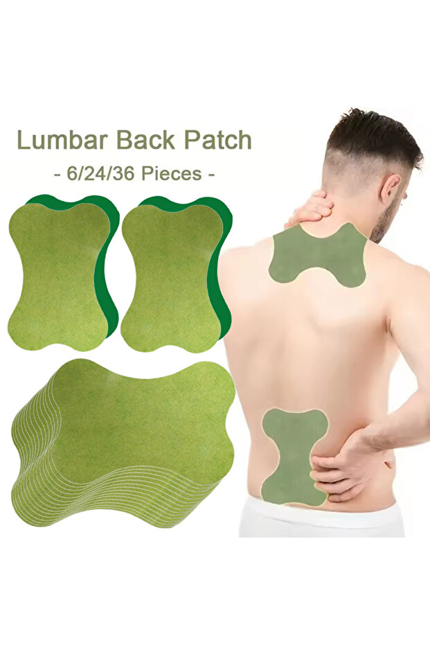 12PCS 12/24/36/60 Pieces Back Patch Lumbar Vertebra Patch Running Yoga Self-heating Paste Suitable f
