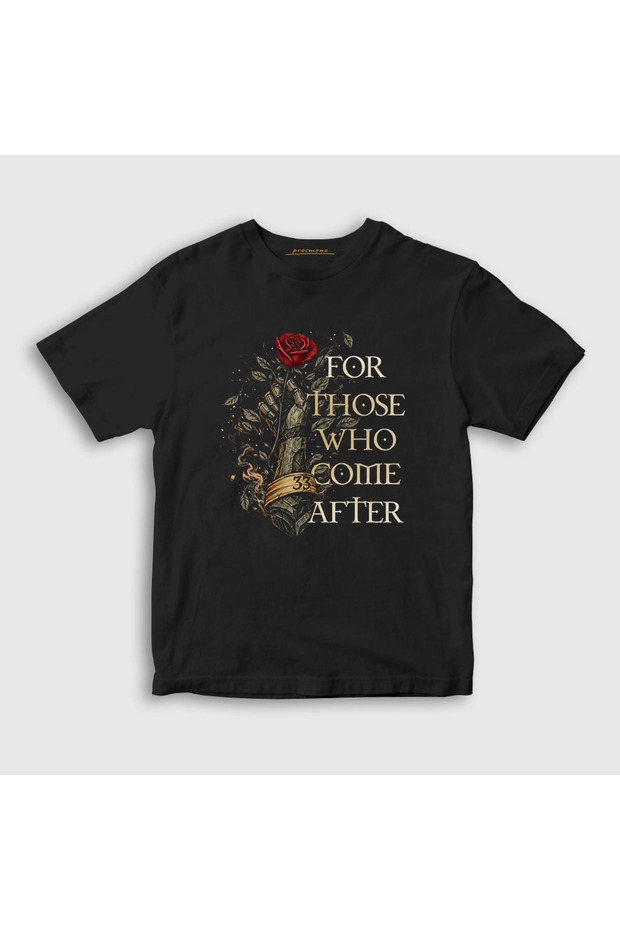 Unisex Kids Black Rose Clair Obscur Expedition 33 T-Shirt 604302Tt