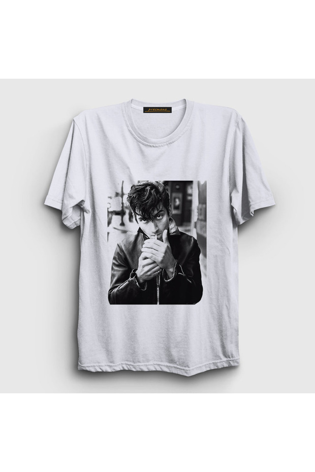 Unisex White Alex Turner Arctic Monkeys T-Shirt 580570Tt