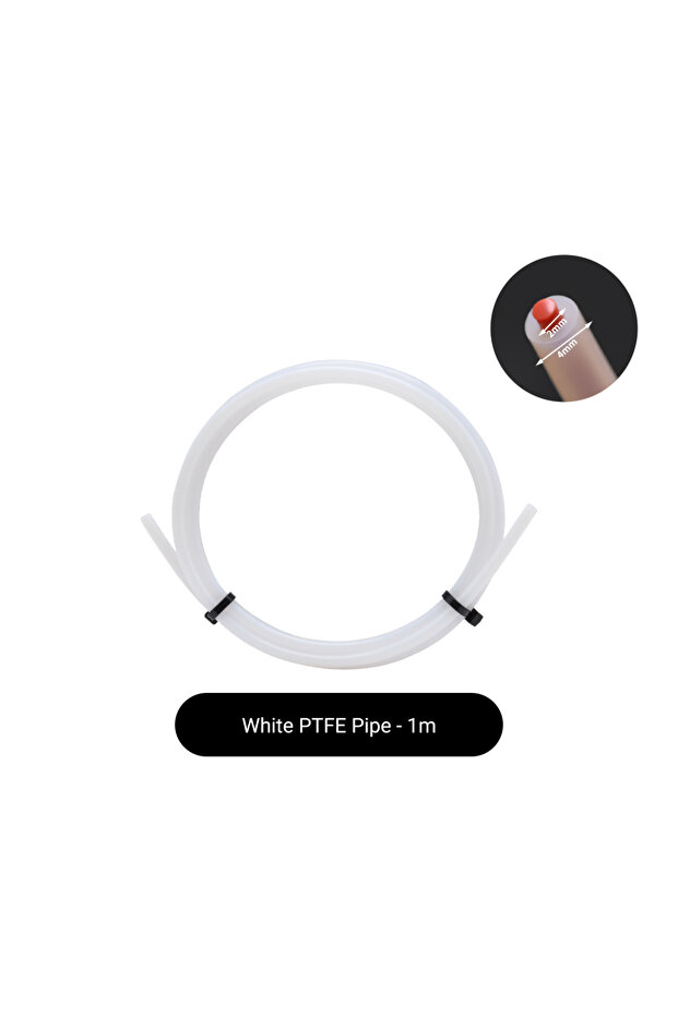 3m White 1/2/3M 3D Printer PTFE Tube Bowden Extruder J-head Hotend Filaments Parts Diameter 2x4mm Te