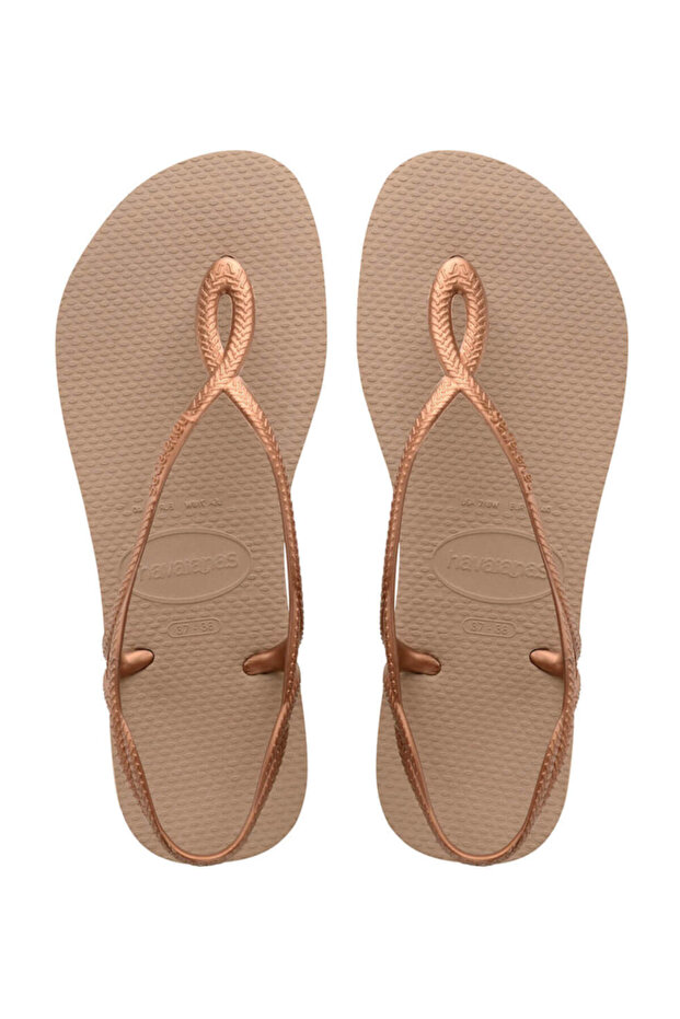 Women's Luna Gold Slippers 4129697-S
