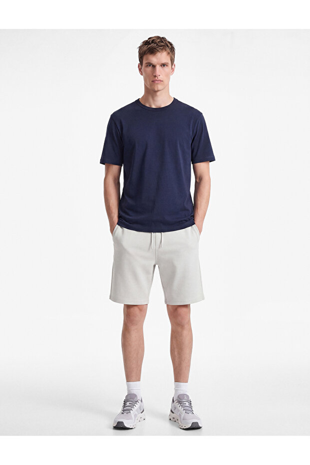 Cotton Regular Fit Short Sleeve Crew Neck Basic Sports T-Shirt