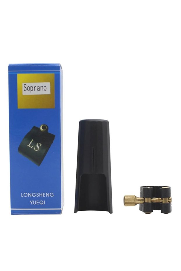 Soprano Alto Soprano Tenor Saxophone Clarinet Mouthpiece Ligature And Cap Sax Leather Buckle Clamp\C