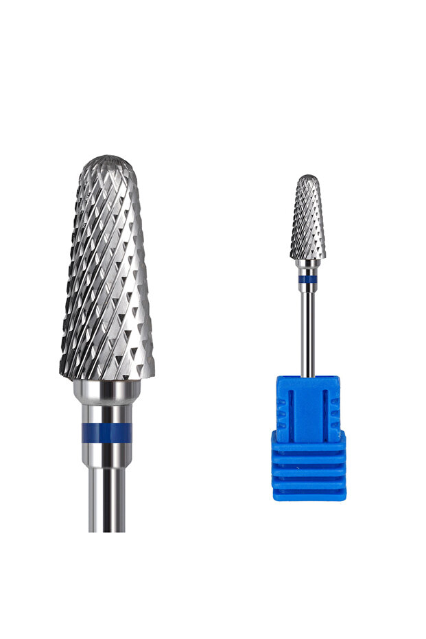 M 1pc Nail Drill Bits Set for Acrylic Nails, 3/32" Shank Tungsten Steel Tapered Shape Nail Drill