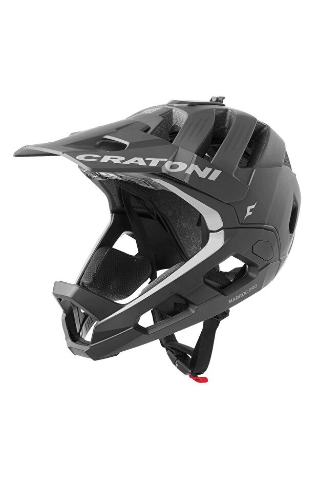 Cratoni Madroc Pro Full Face Bisiklet Kaskı - Mat Siyah - S-M(54-58 Cm)