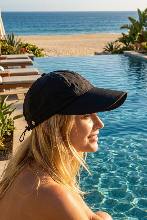 Adjustable System with Back Drawstring Casual Women Hat