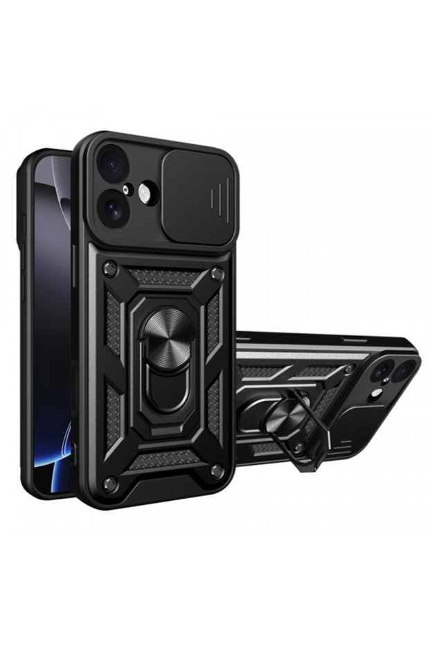 Case for Apple iPhone 17, Techsuit, CamShield, Black