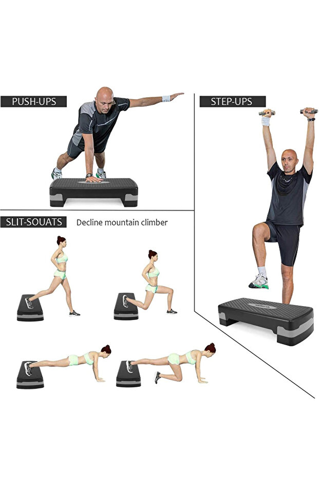 Aerobic Exercise Step Platform with Multiple Levels - 8