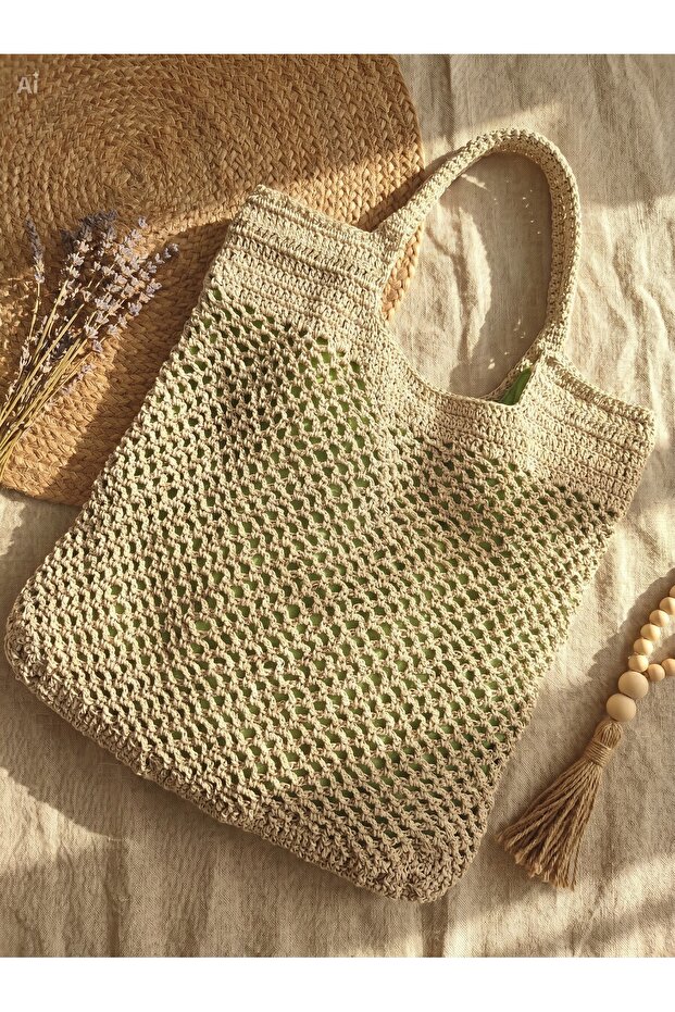 Stylish Design Women's Shoulder Bag with Large Internal Volume - Bohemian Style