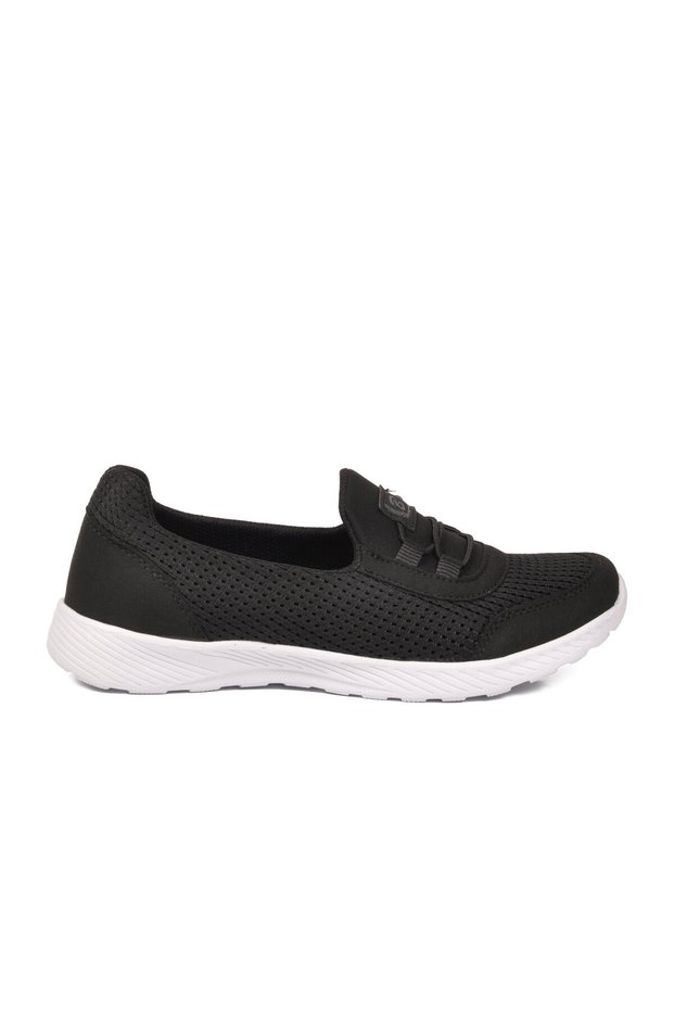 Black-White Lightweight Flexible Women's Casual Shoes 575 g