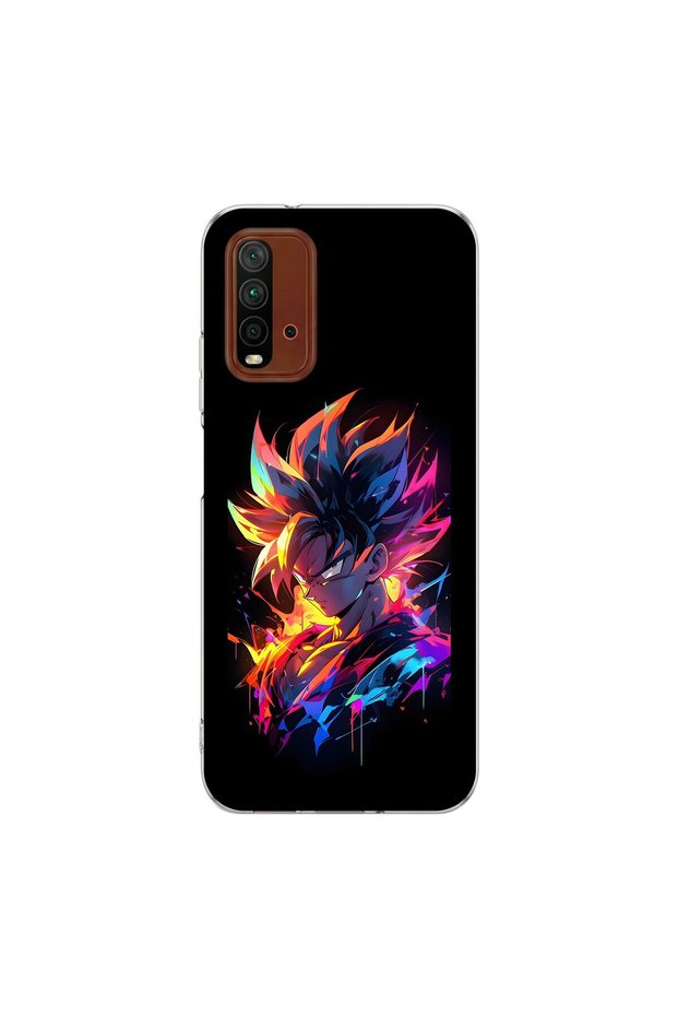 Redmi 9t Compatible Anime 5/2 Design Transparent Case