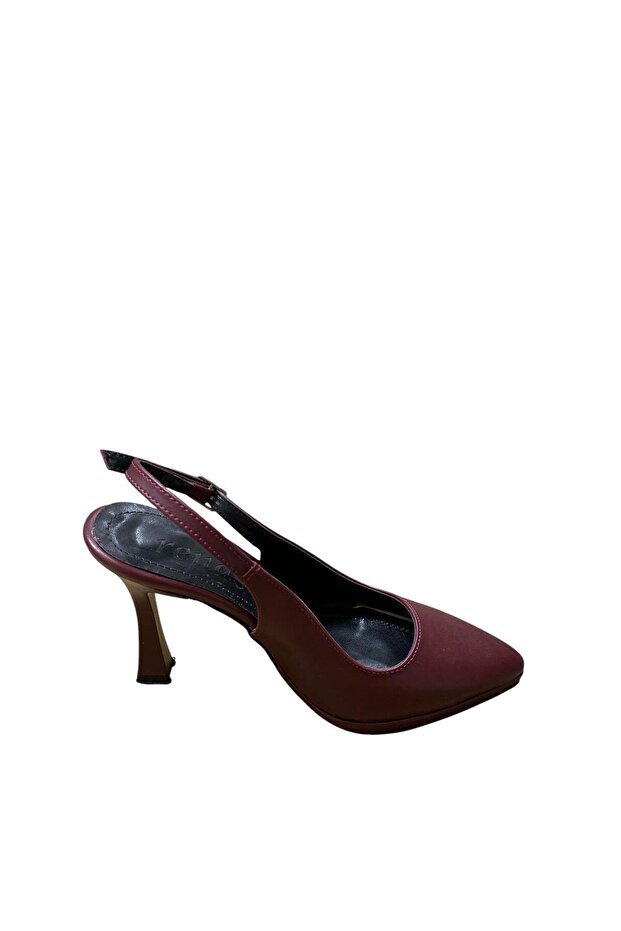 Women's Platform Heel Open Back Evening Dress Casual Shoes